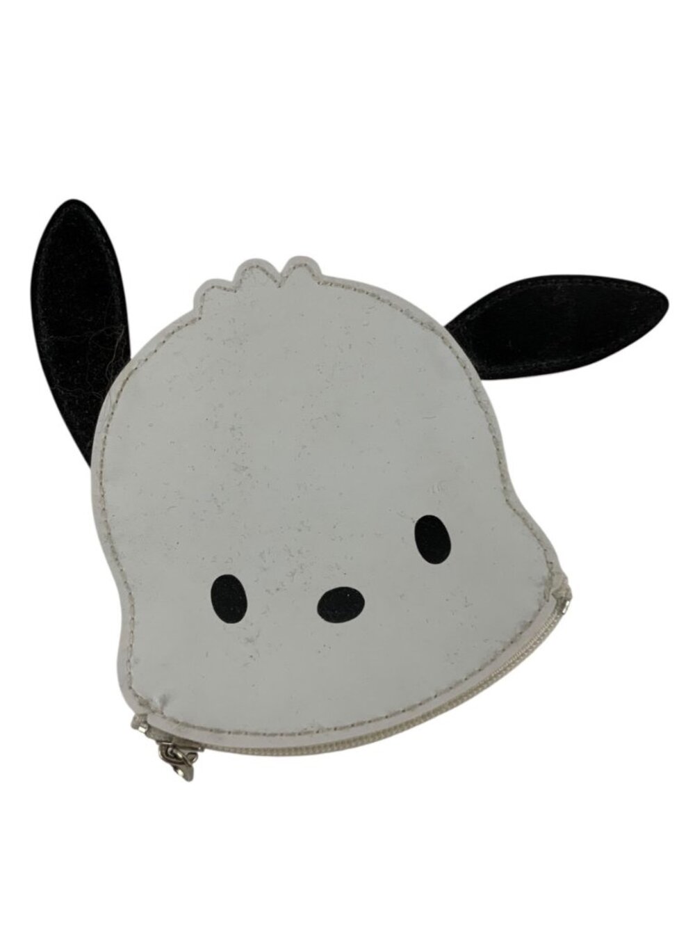 Pochacco Zippered Puppy Dog Coin Purse With Black Ears Sanrio Character Design